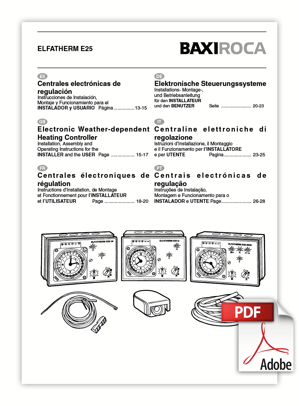 Manual Usuario ELFATHERM E25